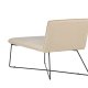 VENTURE DESIGN X-lounge daybed - beige fljl og sort stl