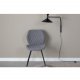 VENTURE DESIGN Gemma spisebordsstol - gr polyester og sort metal