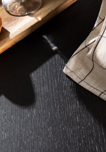 VENTURE DESIGN Copenhagen spisebord, rund - sort finér (115)