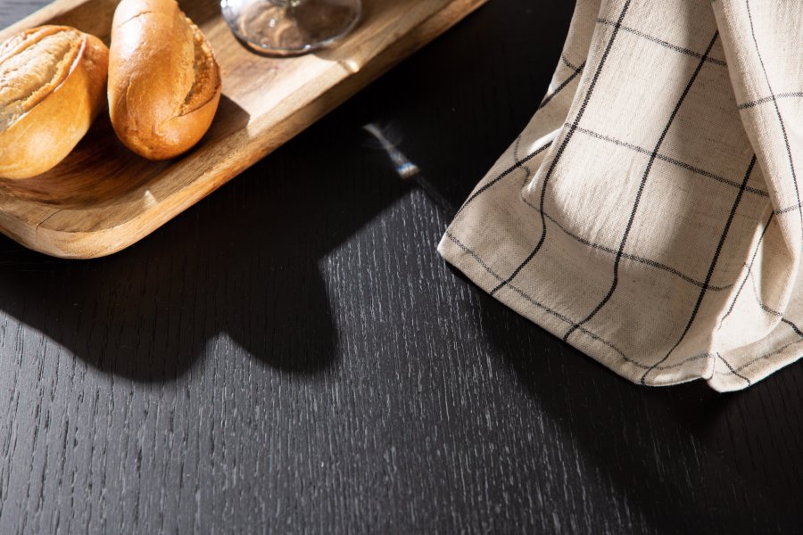 VENTURE DESIGN Copenhagen spisebord, rund - sort finér (115)