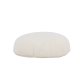 VENTURE DESIGN Ruston brnepuf, rund - hvid lammeuld (40)