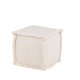 VENTURE DESIGN Castine puf, kvadratisk - hvid bouclé (40x40)