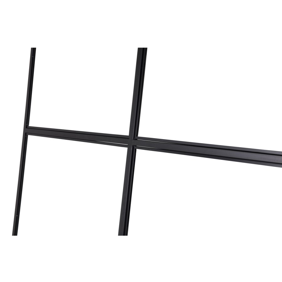 VENTURE DESIGN Leif rumdeler - glas og sort metal (150x210)