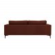 VENTURE DESIGN Bolero 3 pers. sofa - rust polyester og sort metal