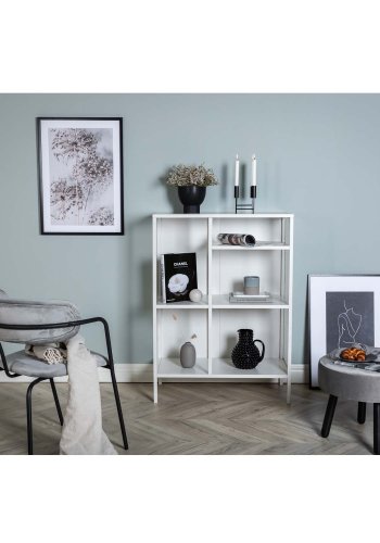 VENTURE DESIGN bogreol - hvid stl