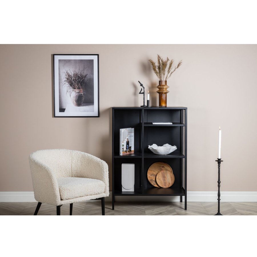 VENTURE DESIGN bogreol - sort stl