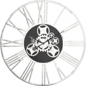 KARE DESIGN Gear vgur - slv aluminium, rundt (120)