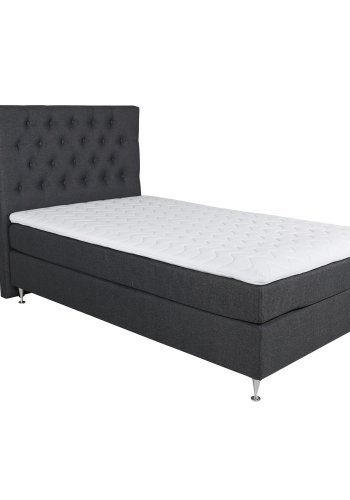 VENTURE DESIGN Furuvik sengegavl - mrkegr polyester (B:120)