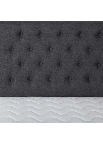 VENTURE DESIGN Furuvik sengegavl - mrkegr polyester (B:120)