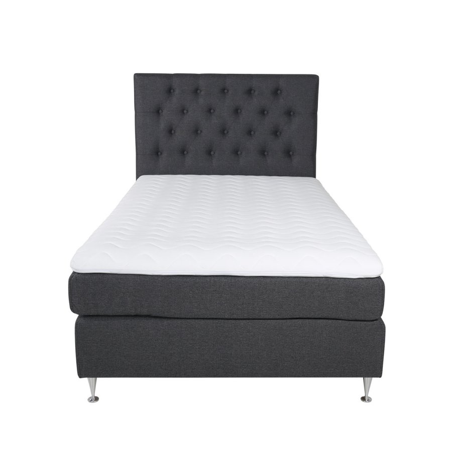 VENTURE DESIGN Furuvik sengegavl - mrkegr polyester (B:120)