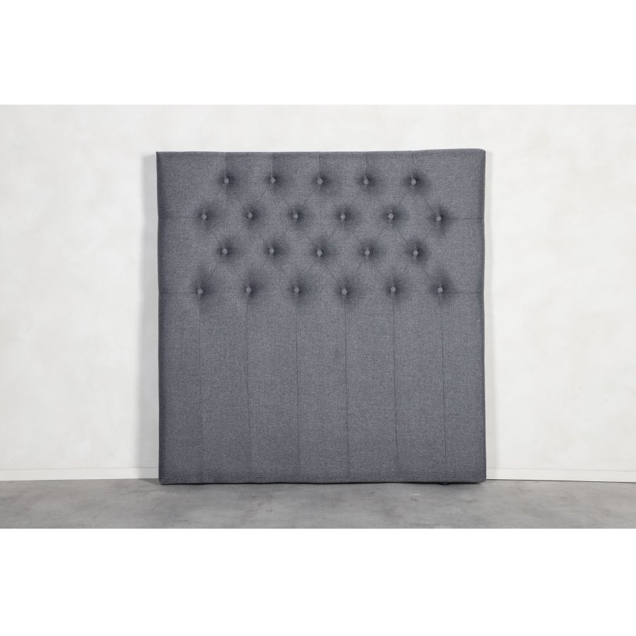 VENTURE DESIGN Furuvik sengegavl - mrkegr polyester (B:120)