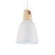 VENTURE DESIGN Nao loftlampe - natur tr og hvid aluminium