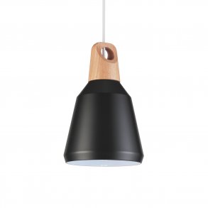 VENTURE DESIGN Nao loftlampe - natur tr og sort aluminium