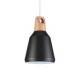 VENTURE DESIGN Nao loftlampe - natur tr og sort aluminium