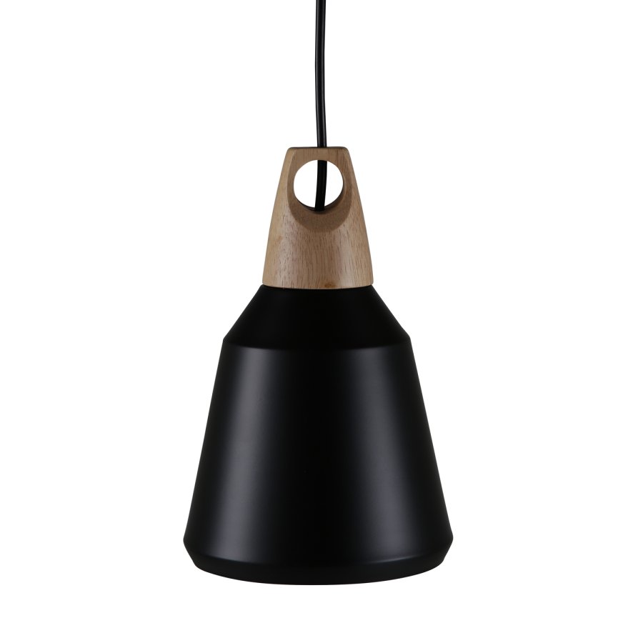 VENTURE DESIGN Nao loftlampe - natur tr og sort aluminium
