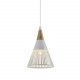 VENTURE DESIGN Gruid loftlampe - natur tr og hvid jern