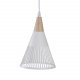 VENTURE DESIGN Gruid loftlampe - natur tr og hvid jern