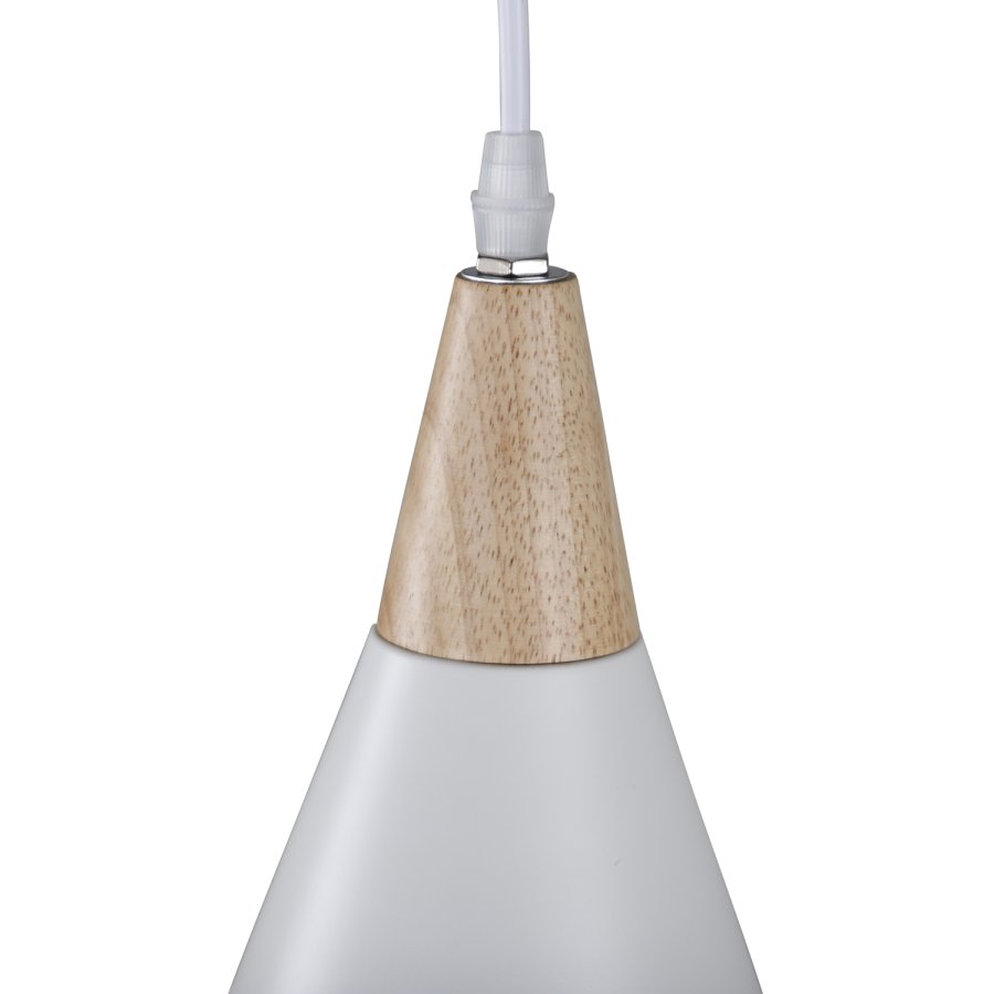 VENTURE DESIGN Gruid loftlampe - natur tr og hvid jern