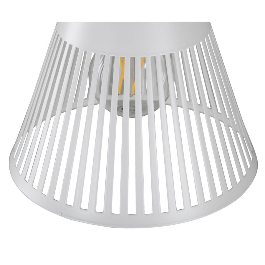 VENTURE DESIGN Gruid loftlampe - natur tr og hvid jern