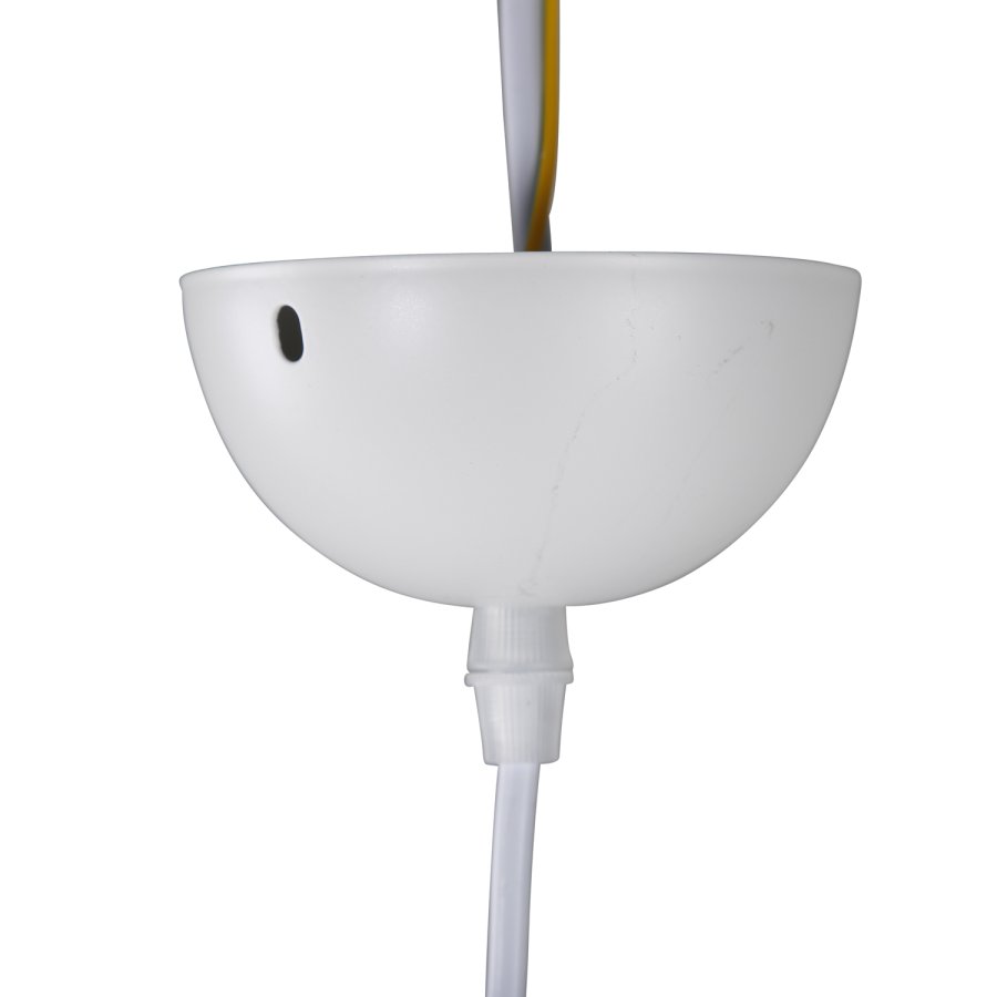 VENTURE DESIGN Gruid loftlampe - natur tr og hvid jern