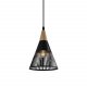 VENTURE DESIGN Gruid loftlampe - natur tr og sort jern