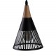 VENTURE DESIGN Gruid loftlampe - natur tr og sort jern