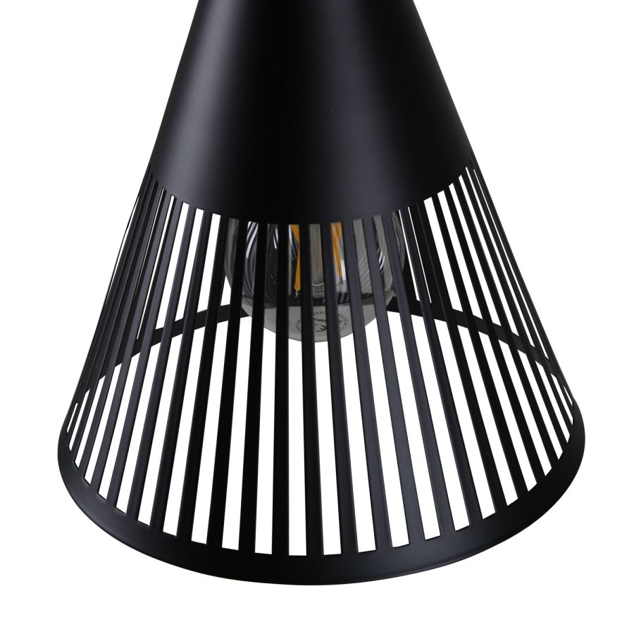 VENTURE DESIGN Gruid loftlampe - natur tr og sort jern