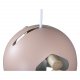 VENTURE DESIGN Tubbie loftlampe - natur tr og lyserd jern