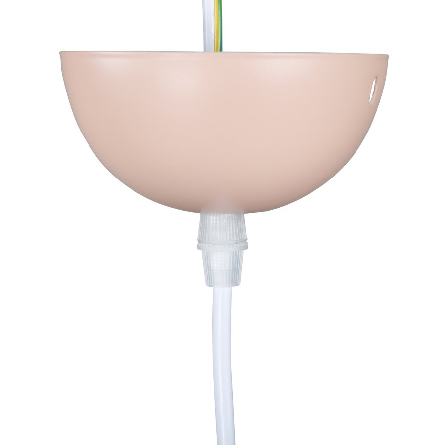 VENTURE DESIGN Tubbie loftlampe - natur tr og lyserd jern