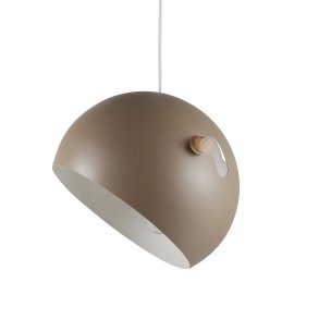 VENTURE DESIGN Tubbie loftlampe - natur tr og beige jern