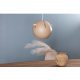 VENTURE DESIGN Tubbie loftlampe - natur tr og beige jern