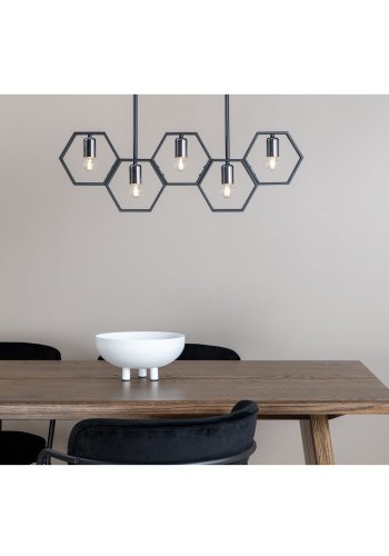 VENTURE DESIGN Queen B loftlampe - sort jern