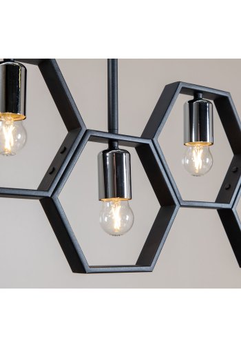 VENTURE DESIGN Queen B loftlampe - sort jern