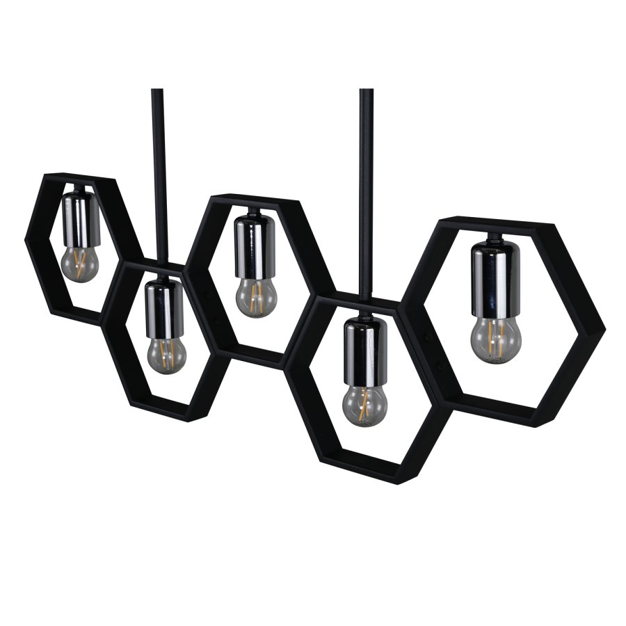 VENTURE DESIGN Queen B loftlampe - sort jern