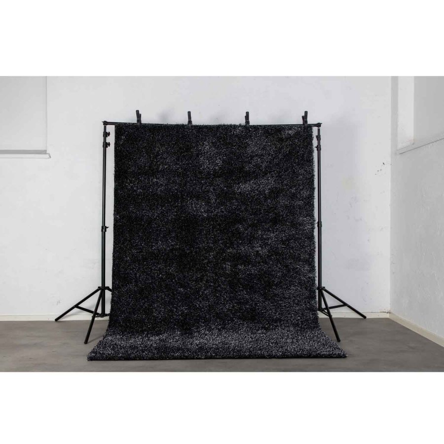 VENTURE DESIGN Mattis gulvtppe - antracitgr polyester (290x200)