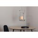 VENTURE DESIGN Aludra loftlampe - glas og slv jern