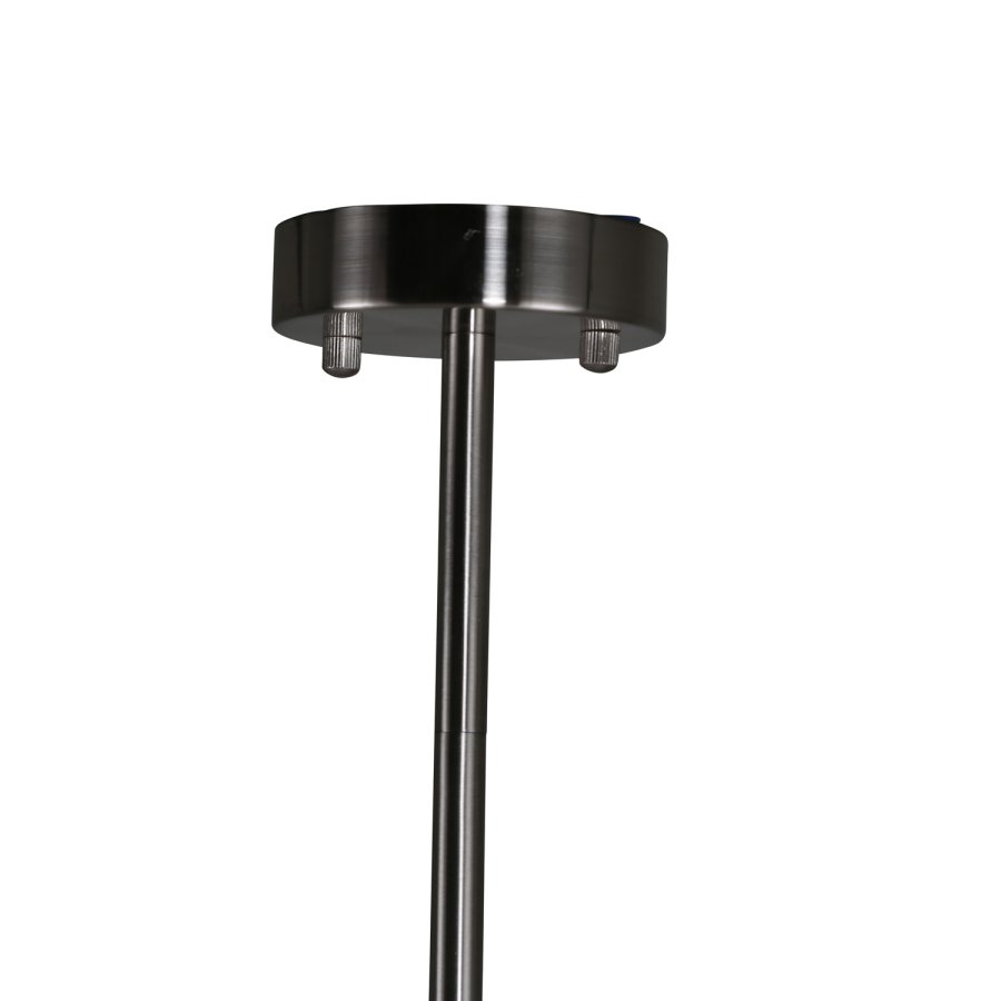 VENTURE DESIGN Aludra loftlampe - glas og slv jern