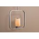 VENTURE DESIGN Aludra loftlampe - glas og slv jern
