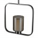 VENTURE DESIGN Aludra loftlampe - glas og slv jern