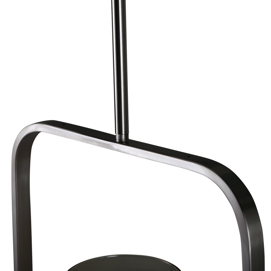 VENTURE DESIGN Aludra loftlampe - glas og slv jern