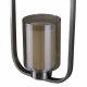 VENTURE DESIGN Aludra loftlampe - glas og slv jern