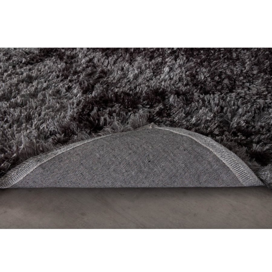 VENTURE DESIGN Natta gulvtppe - mrkegr polyester (290x200)