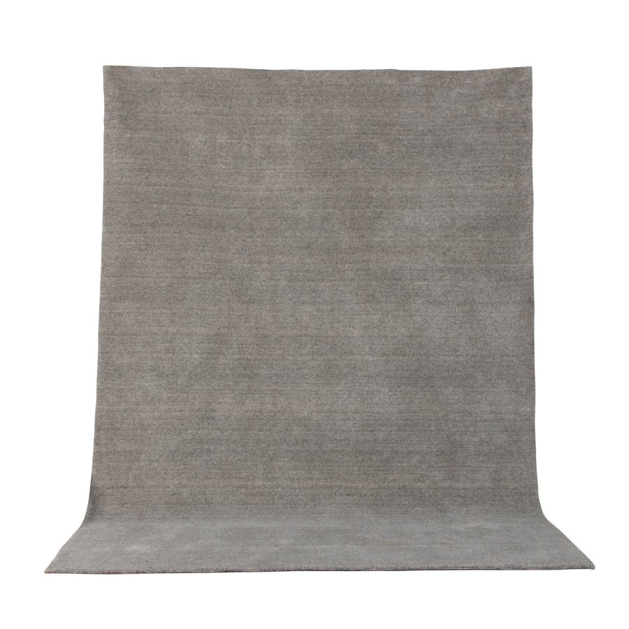 VENTURE DESIGN Ulla gulvtppe - lysegr uld og polyester (160x230)