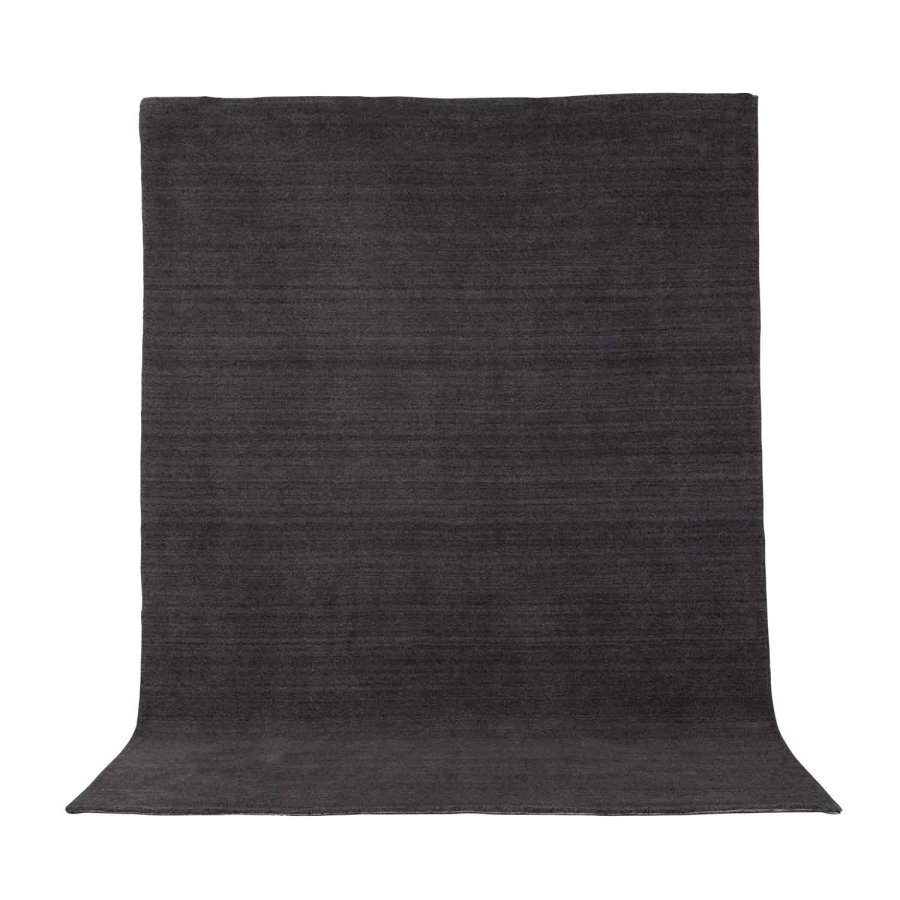 VENTURE DESIGN Ulla gulvtppe - mrkegr uld og polyester (160x230)