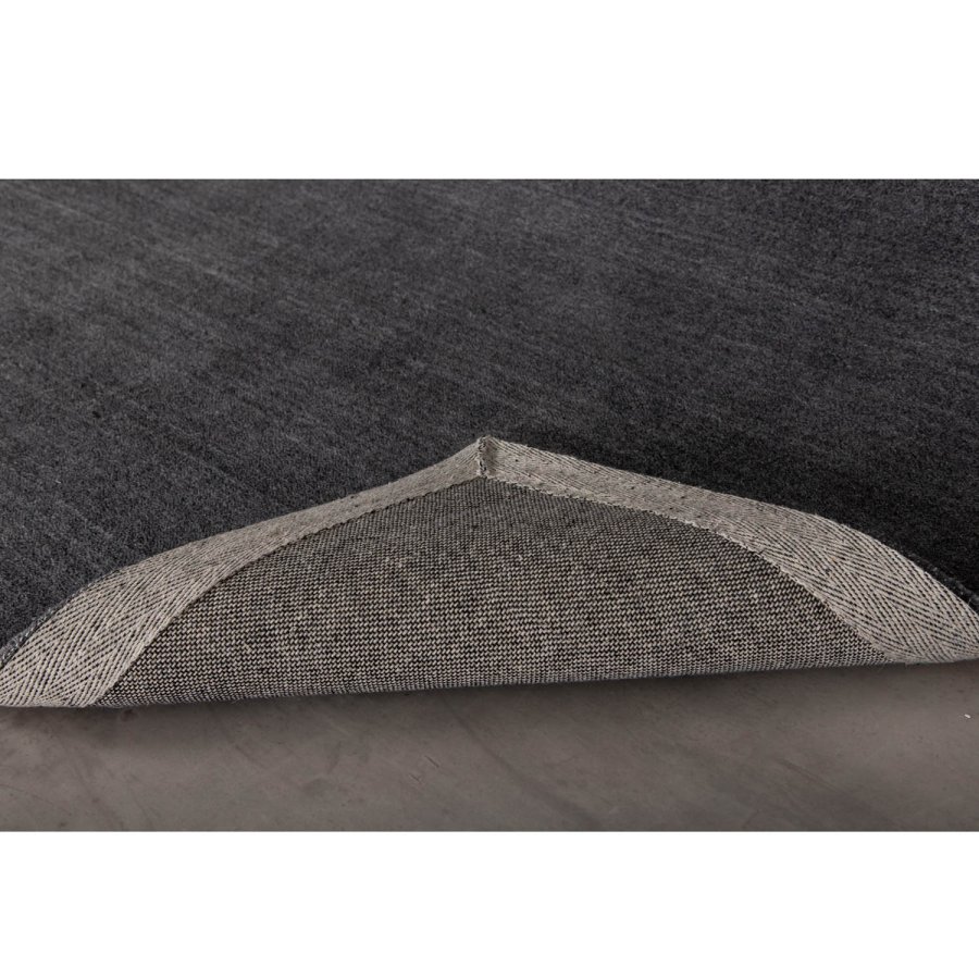 VENTURE DESIGN Ulla gulvtppe - mrkegr uld og polyester (160x230)