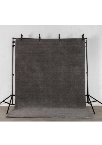 VENTURE DESIGN Ulla gulvtppe - gr uld og polyester (200x300)