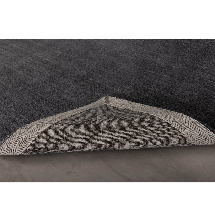 VENTURE DESIGN Ulla gulvtppe - mrkegr uld og polyester (200x300)