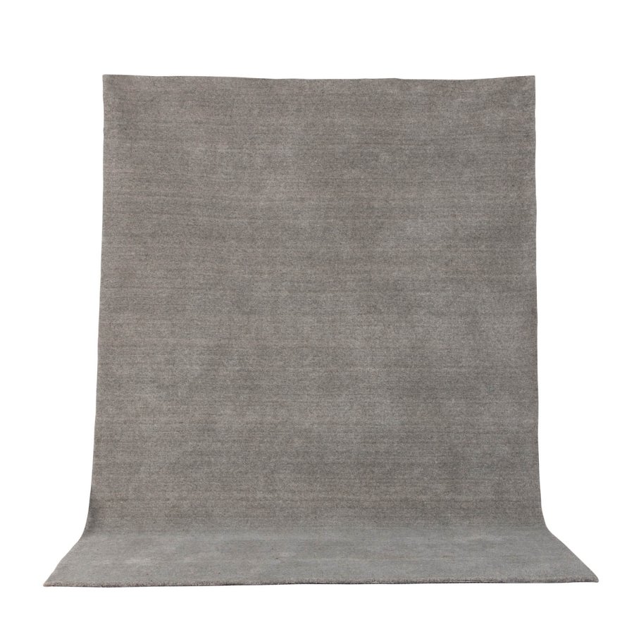 VENTURE DESIGN Ulla gulvtppe - lysegr uld og polyester (250x350)
