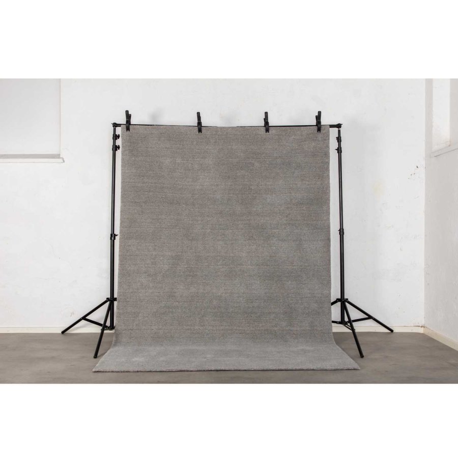 VENTURE DESIGN Ulla gulvtppe - lysegr uld og polyester (250x350)