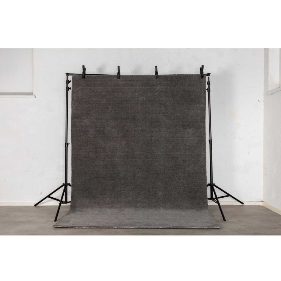 VENTURE DESIGN Ulla gulvtppe - gr uld og polyester (250x350)